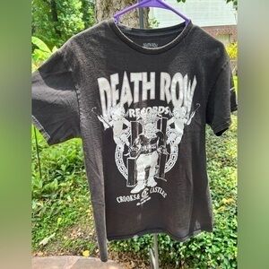 ▶️ Death Row Records ◀️ T-Shirt Black & White